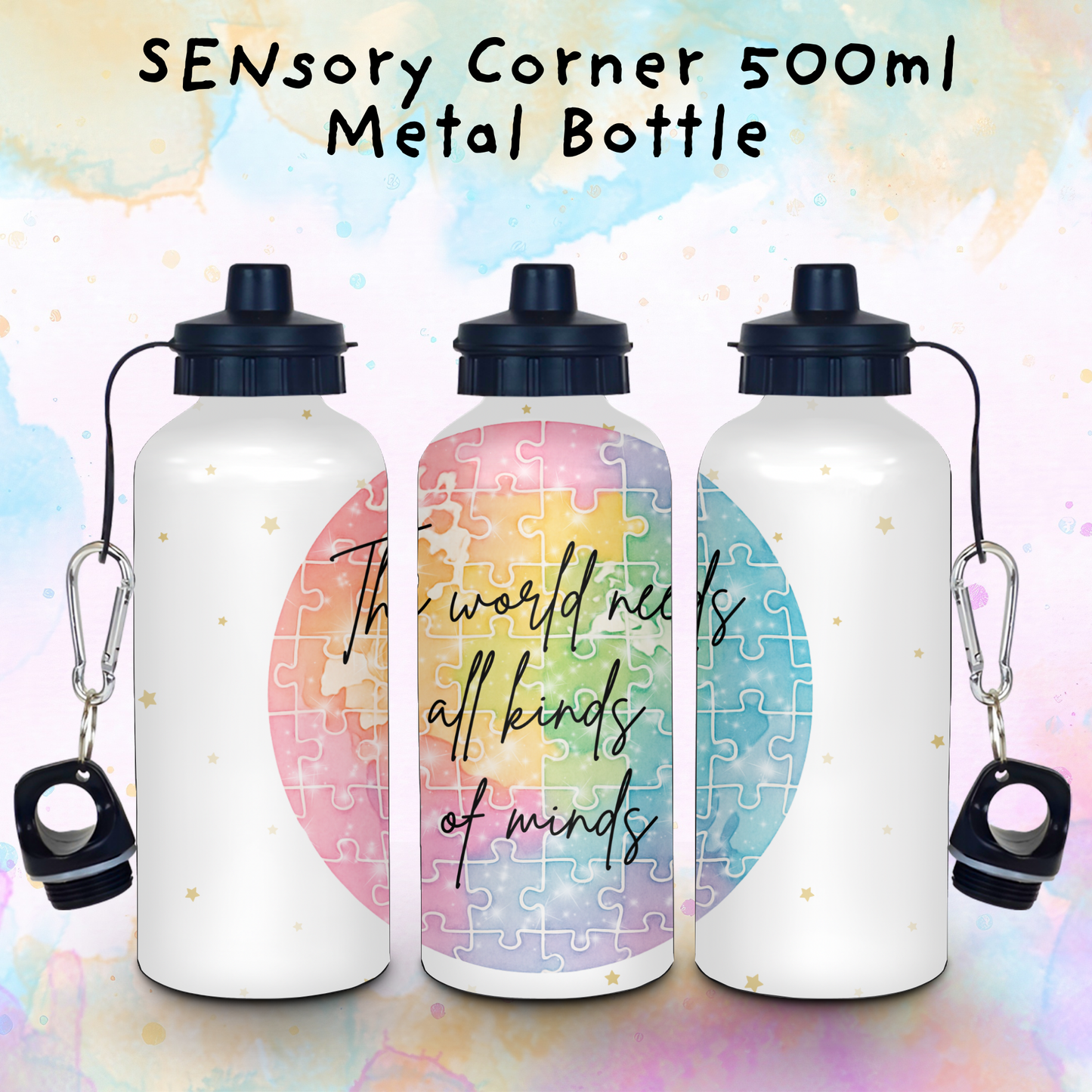 All Designs 500ml Metal Bottles