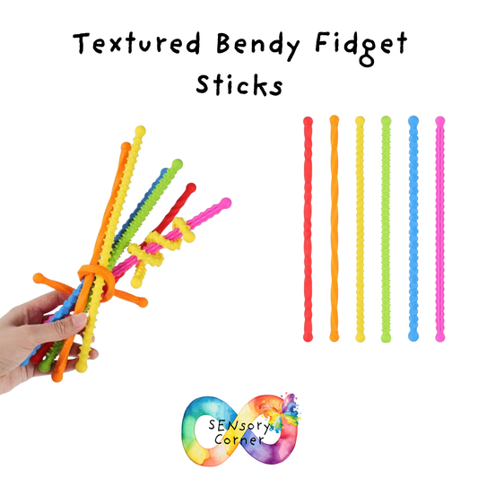 Textured Bendy Fidget Sticks