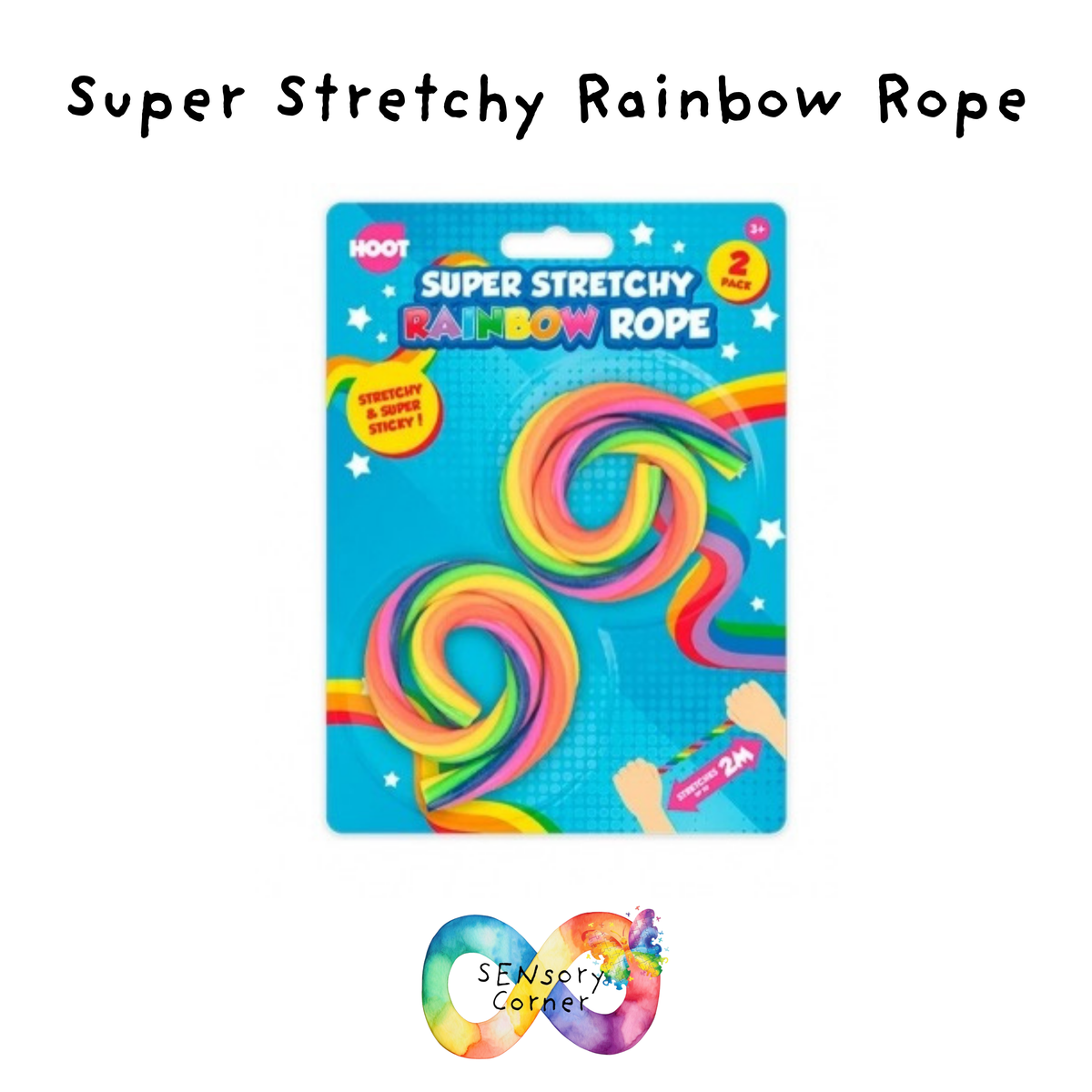 Super Stretchy Rainbow Rope