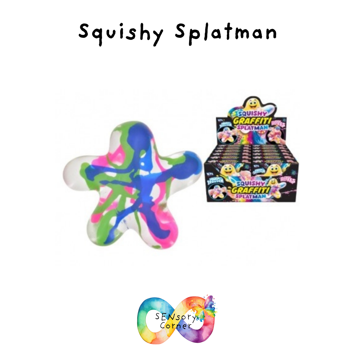 Squishy Graffiti Splat Man
