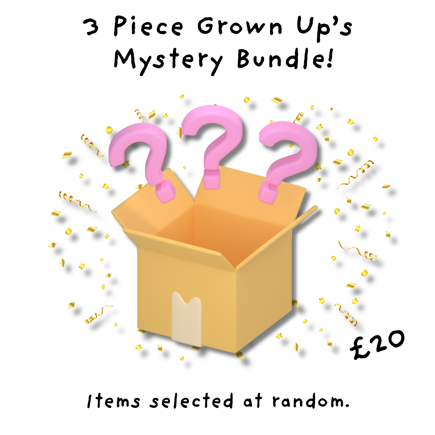 3 Piece Grown Up’s Mystery Bundle