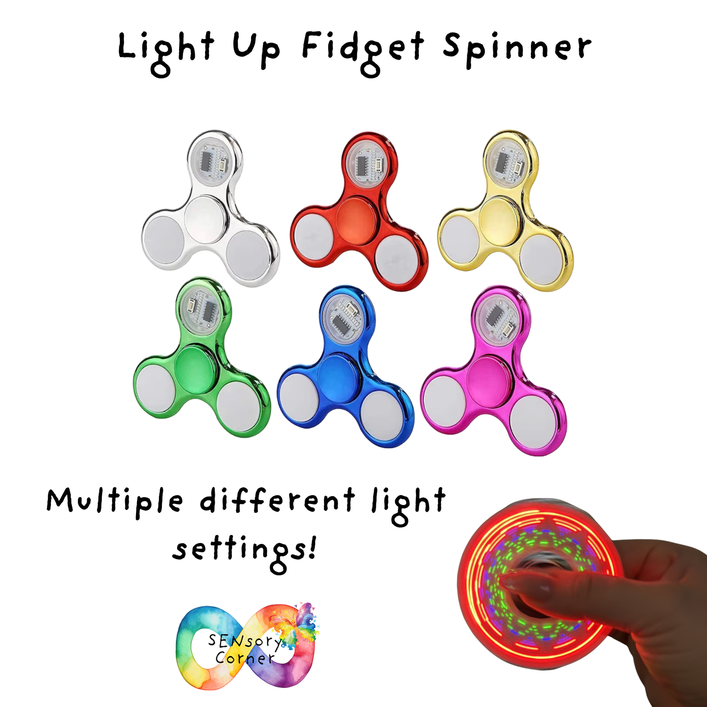Light Up Fidget Spinner