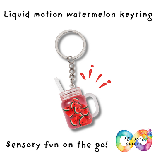 Liquid Motion Watermelon Keyring