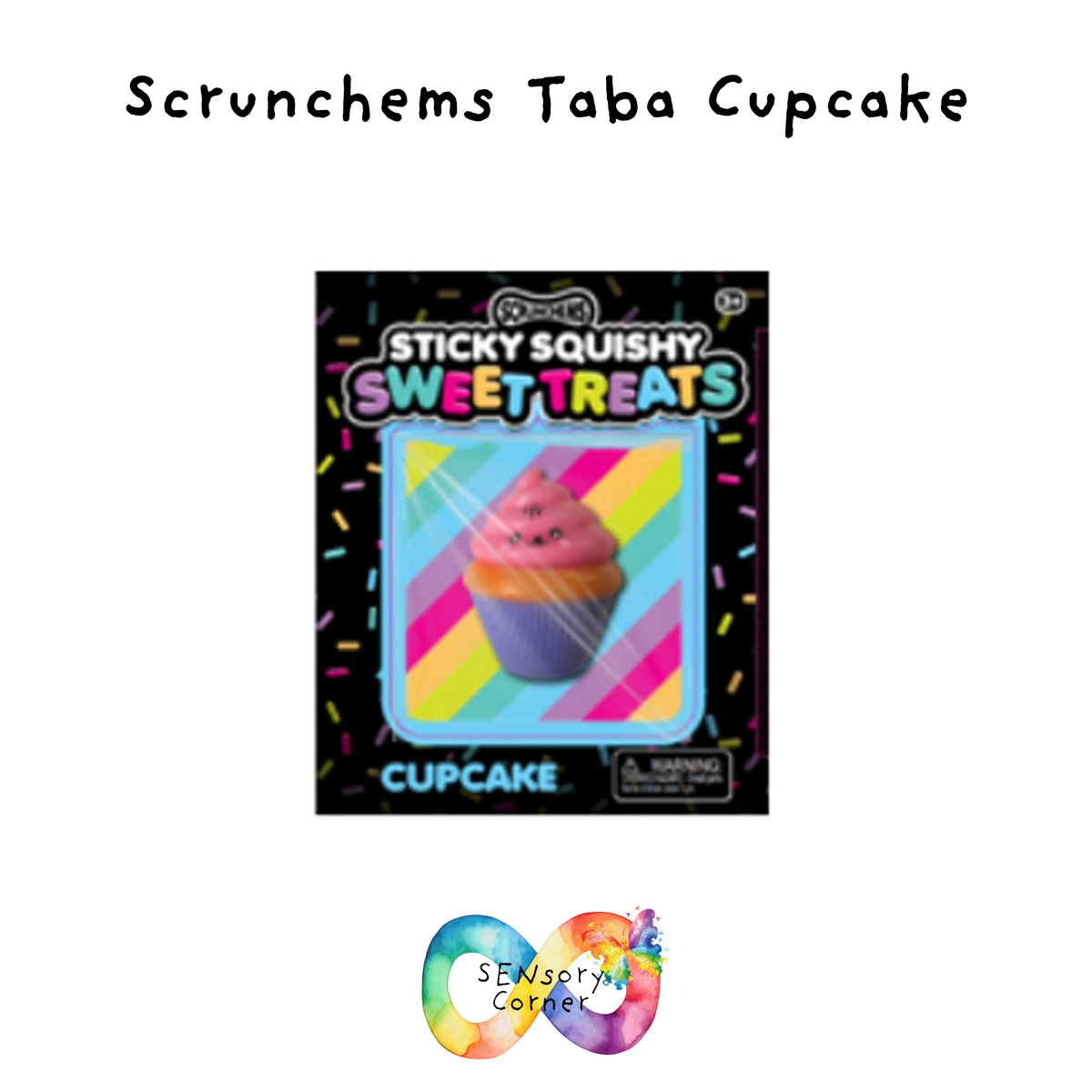 Scrunchems sticky squishy cupcake Taba