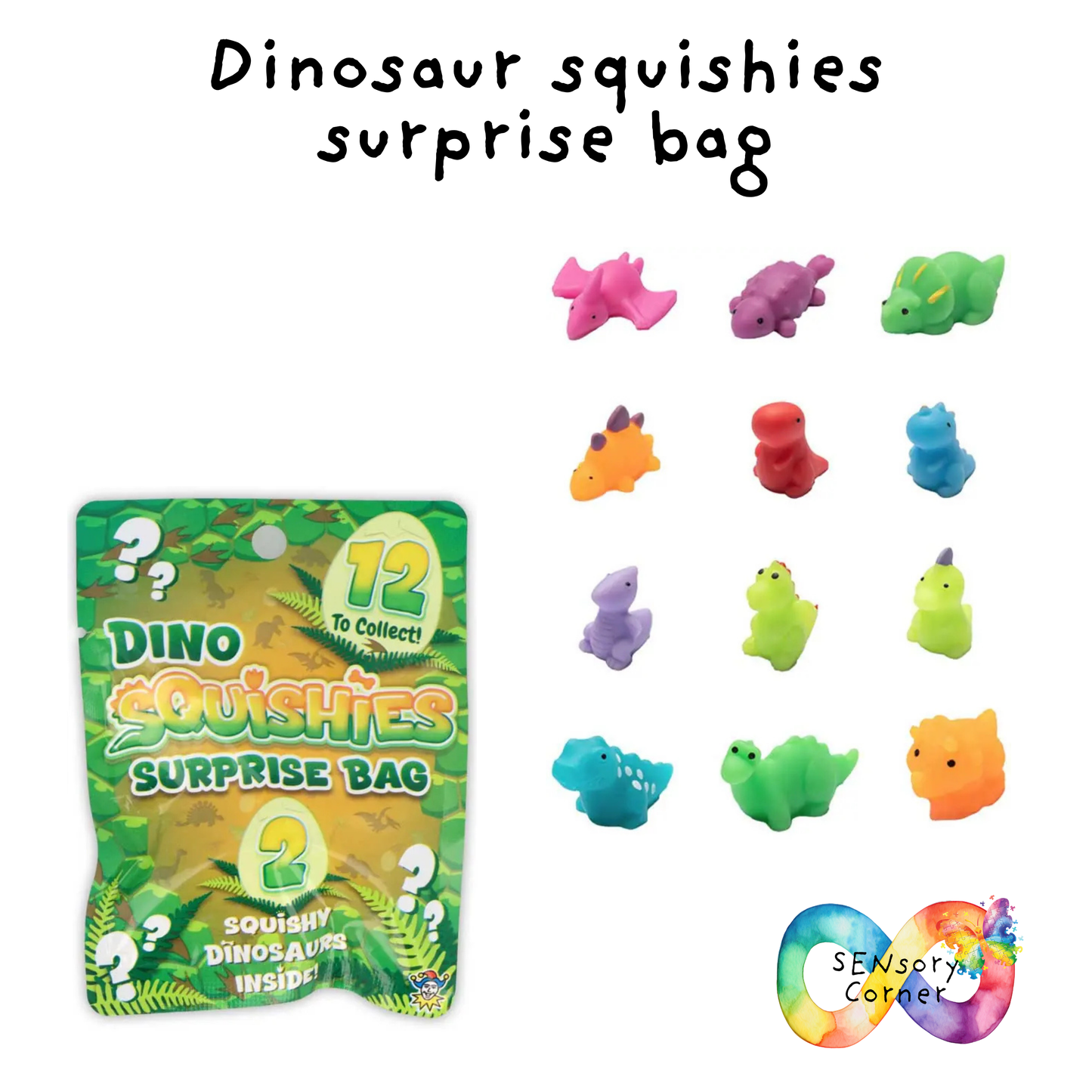 Dinosaur Squishies Surprise Bag