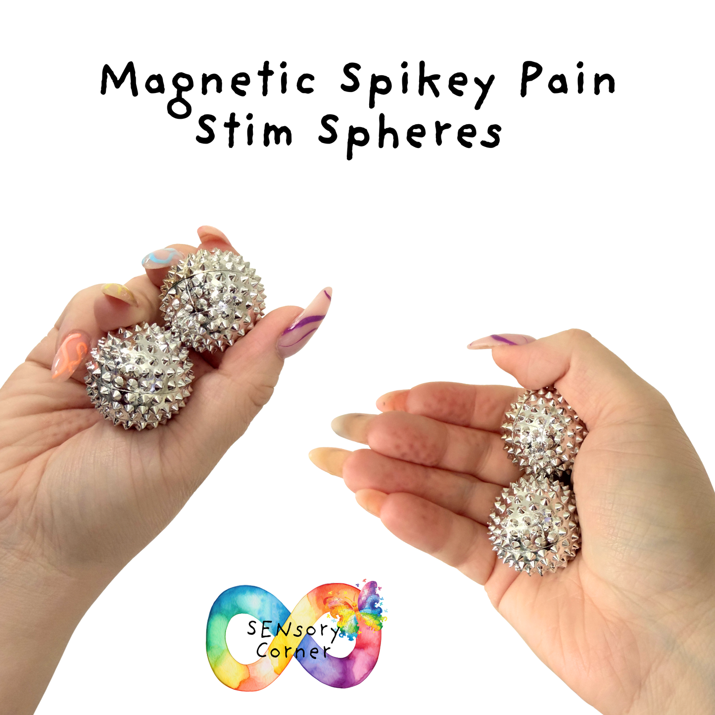Magnetic Spikey Pain Stim Spheres