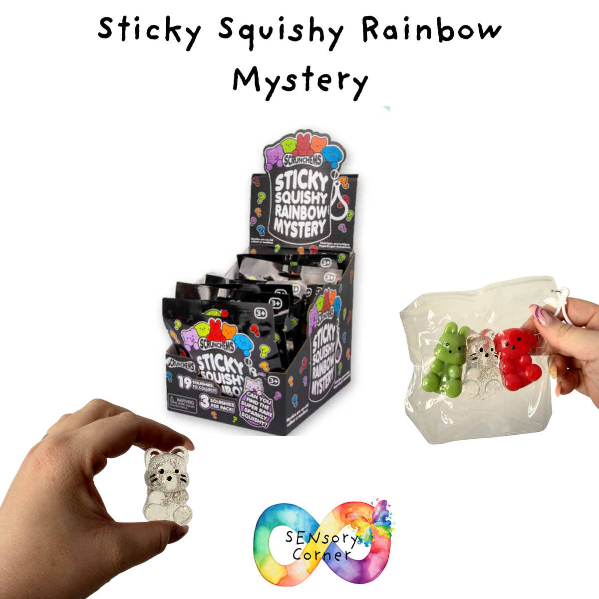 Scrunchems Sticky Squishy Rainbow Mystery