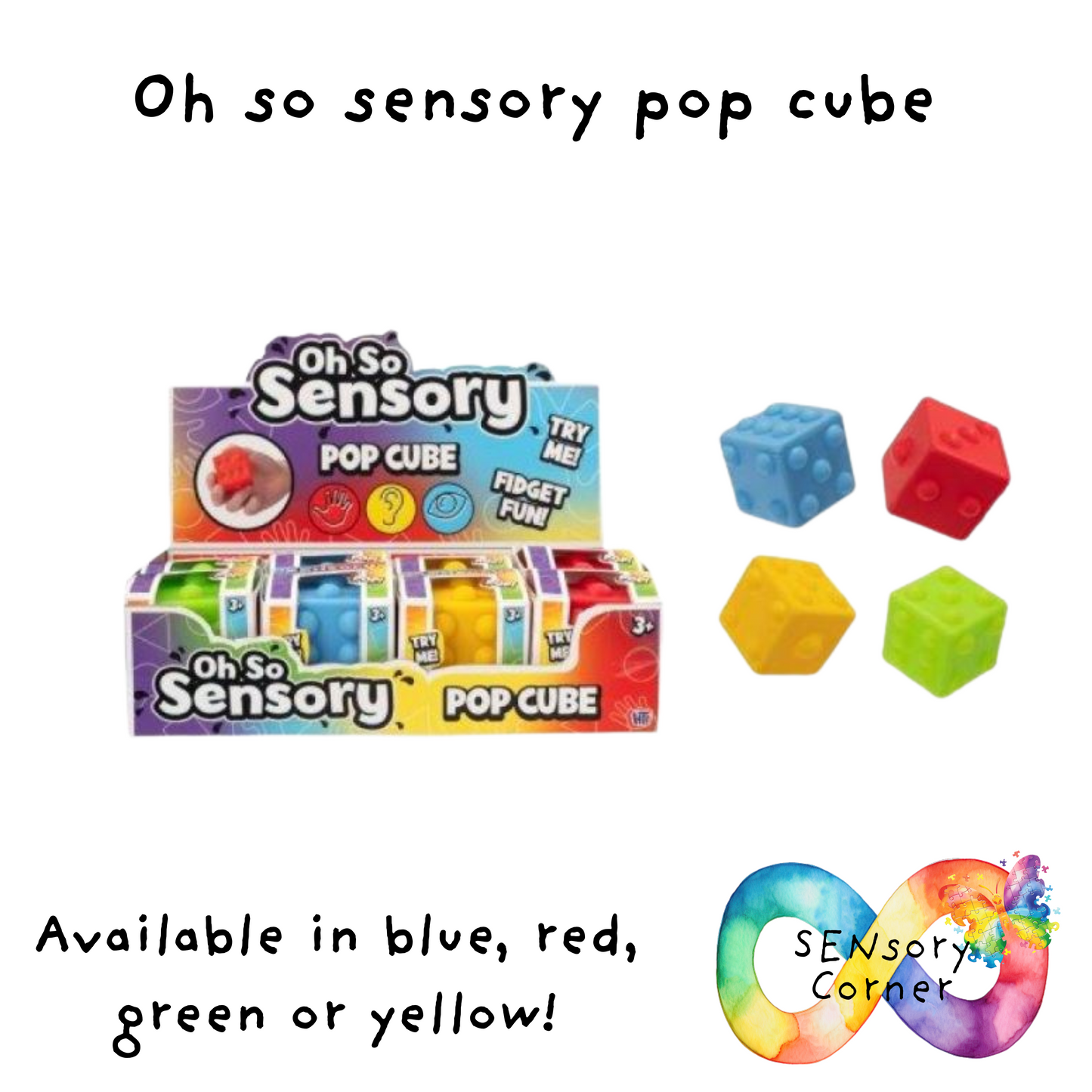 Oh So Sensory Pop Cube
