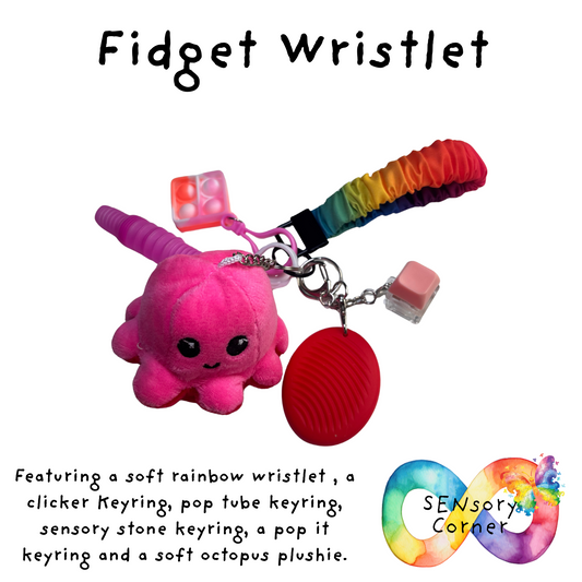 Fidget Wristlet-Pink