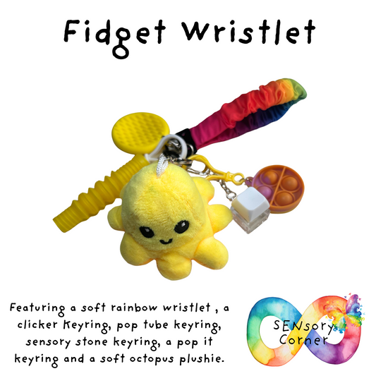 Fidget Wristlet-Yellow