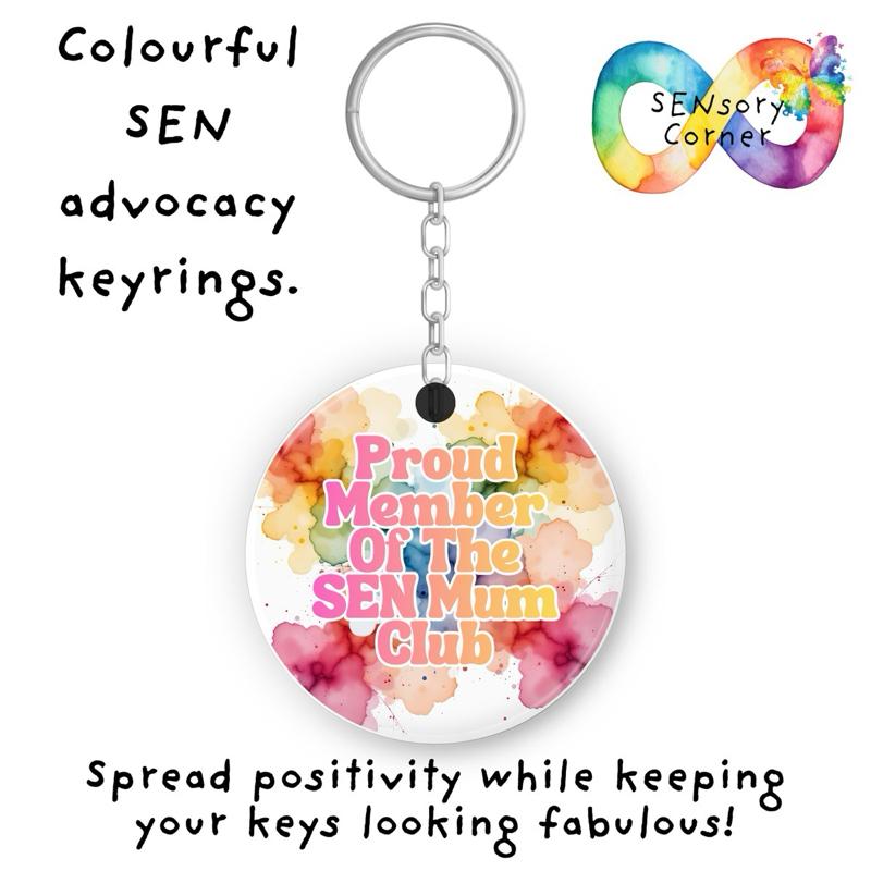 SEN MUM CLUB Advocate Keyrings