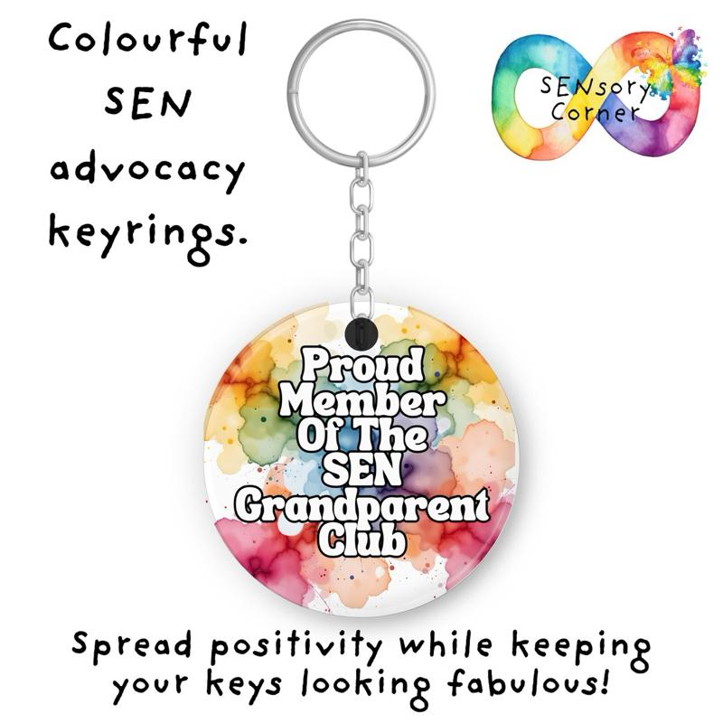 SEN GRANDPARENT CLUB Advocate Keyrings