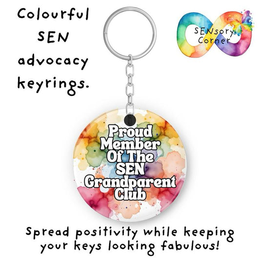 SEN GRANDPARENT CLUB Advocate Keyrings